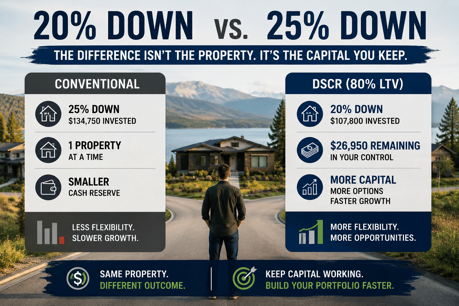 DSCR Loan Down Payment Requirements in Idaho